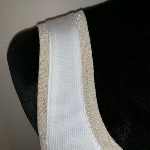 Chico's Tops - Chico’s Metallic Trim Tivona Tank. Chico's Tops - Chico’s Metallic Trim Tivona Tank.
